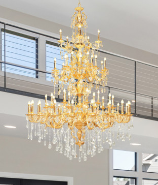 W 루카 55등 크리스탈펜던트조명 대형샹들리에