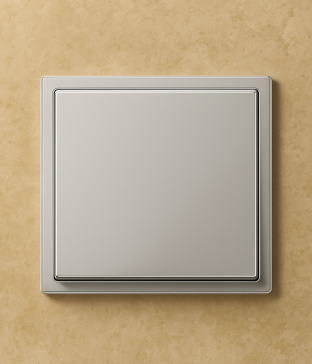 유럽형 융 스위치 메탈 정사각 1구 스테인레스스틸
